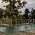 What is glass pool fencing made of?