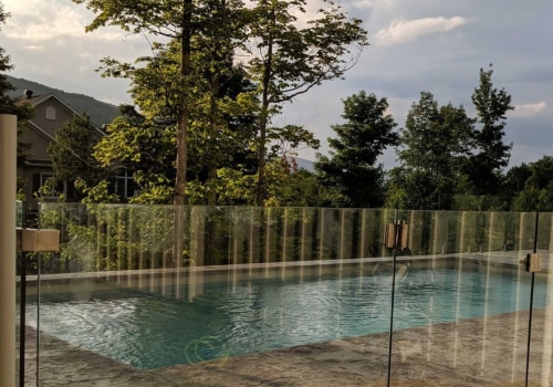 What is glass pool fencing made of?